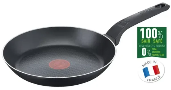 TEFAL Easy CookClean B55504 čierna / Panvica / 24 cm (B55504)