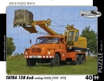 RETRO-AUTA Puzzle TRUCK č.11 Tatra 138 6x6 autobager (1959-1972)
