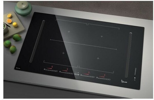 Franke Įmontuojama indukcinė kaitlentė su gartraukiu (2 in 1) Baraldi Diamond Flexi 83x51cm 700m3/h