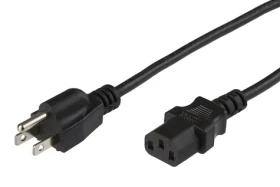 MicroConnect Power Cord US Typ B - C13 1 m čierna / Napájací kábel / Americká koncovka (PE110401)
