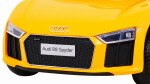 Mamido Detské elektrické autíčko Audi R8 Spyder žlté