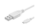 COWON USB-A kábel na microUSB biela (8809290182104)