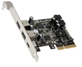 SilverStone ECU05 karta PCIe / 2x USB 3.0 amp; 1x USB 3.1 Type C + 2x interný USB 3.0 (SST-ECU05)
