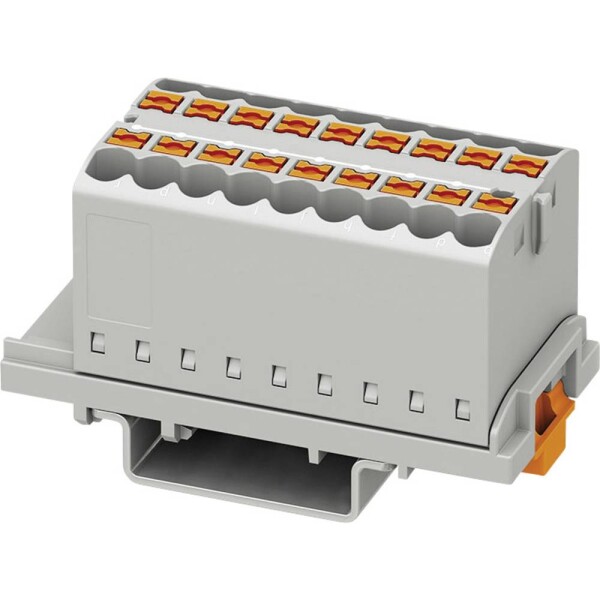 Phoenix Contact 3273044 blok rozvádzača 28.6 mm pružinová svorka sivá 8 ks; 3273044