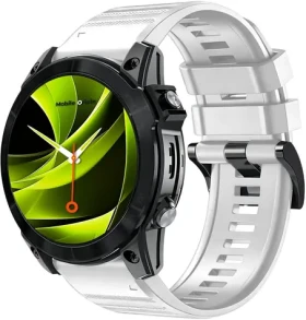 Mobile Origin Easy Strap Silicone Watch silikónový remienok pre Garmin QuickFit 20mm biela (MO-ESS-20-WHT)