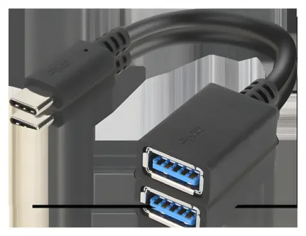 Lenovo adaptér USB-C na USB-A / Adaptér / 5 Gbit/s / čierna / 0,14 m (4X90Q59481)