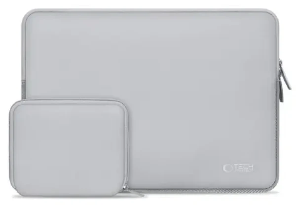Tech-Protect NeoSlim šedá / Puzdro pre notebook do 13-14" / sada s malou taškou na príslušenstvo (5906302374892)