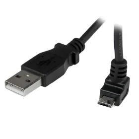 StarTech USB-A - Micro-USB lomený čierna / Nabíjací kábel / 2 m / 480 Mbit/s (USBAUB2MU)