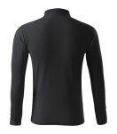 Pánska polokošeľa Pique Polo LS ebony gray XL