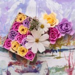 Mýdlové květy do koupele Heathcote & Ivory Flower of Focus rozmarýnpomeranč a bergamot96 g