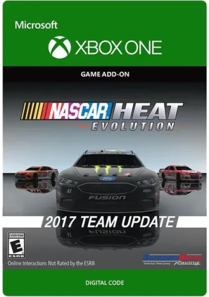 XONE NASCAR Heat Evolution: 2017 Update / Elektronická licencia / DLC (G3Q-00274)