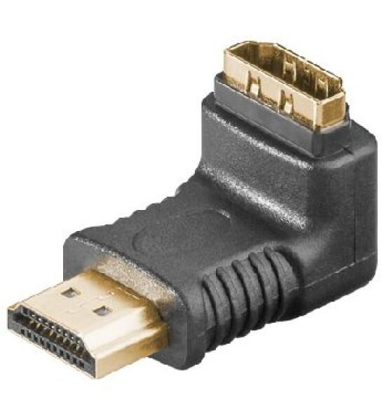 PremiumCord adaptér HDMI M na HDMI F - zahnutý do pravého uhla / redukcia (8592220003913)