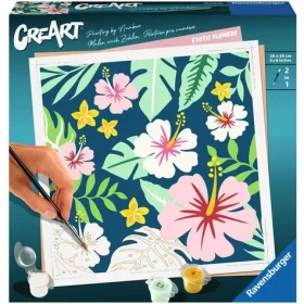 Ravensburger CreArt Exotické rastliny - maľovanie podľa čísel