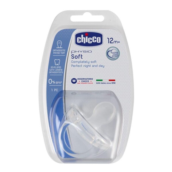 Chicco Cumlík celosilikónový Physio Soft 16-36m