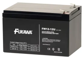 Fukawa FW 12-12U / Olovený akumulátor / 12V / 12 Ah / Faston F2 6,3 mm / AGM (12157)
