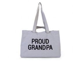 Childhome Grandpa Canvas Grey / Cestovná taška / 55 x 34 x 16 cm (CWGBGR)