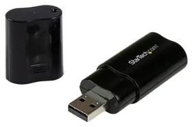 StarTech USB zvukový adaptér černá / Adaptér / USB / Výstup na sluchátka / C-Media CM108AH (ICUSBAUDIOB)