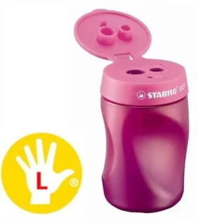 STABILO® EASYsharpener Orezávatko pre ľavákov ružové (143221)