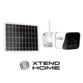 Xtend Home SO100 biela / Vonkajšia kamera so solárnym nabíjaním / 1080p / 4mm / Wi-Fi / IP65 / IR 15m / Tuya CZ SK (XL-OKOSOLAR5)