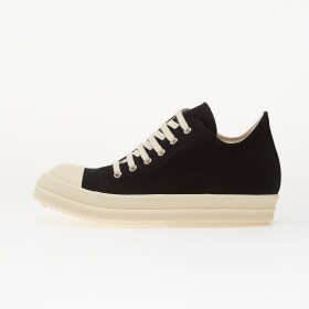 Tenisky Rick Owens DRKSHDW Denim Shoes - Low Sneaks Black/ Milk/ Milk EUR 42