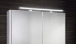 SAPHO - LUCIE galérka s LED osvetlením, 106x70x17cm, biela LU105-0030