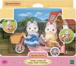 Sylvanian Families Tandemové kolo pre Husky súrodenca