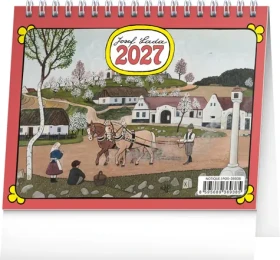 NOTIQUE Stolný kalendár Josef Lada 2027 / Stolný kalendár / týždenný / 16,5 × 13 cm