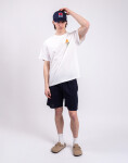 Thinking MU Crayon Flower Aaron Tee WHITE L
