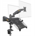 North Bayou Uchwyt biurkowy na monitor 17" - 27" i laptopa (H180-FP)