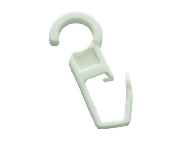 Háčiky na garnižu Gardinia, sada (10 ks), biela%