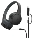Belkin SOUNDFORM Mini čierna / Slúchadlá / Cez hlavu / Drôtová / USB-C / 3,5 mm jack (AUD010HQBK)