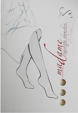 Dámske pančuchové nohavice Wola Madame W88009 XXL černá/černá S-158/164