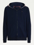 Pánska mikina LOGO TAPE ZIP-THRU HOODY UM0UM01929DW5 tmavo modrá - Tommy Hilfiger SM