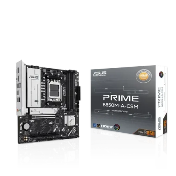 ASUS PRIME B850M-A-CSM / B850 / 4x DDR5 / 1x 2.5GLAN / mATX (90MB1LQ0-M0EAYC)