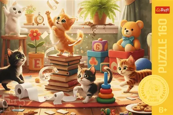Trefl Puzzle Mačacie neplechy