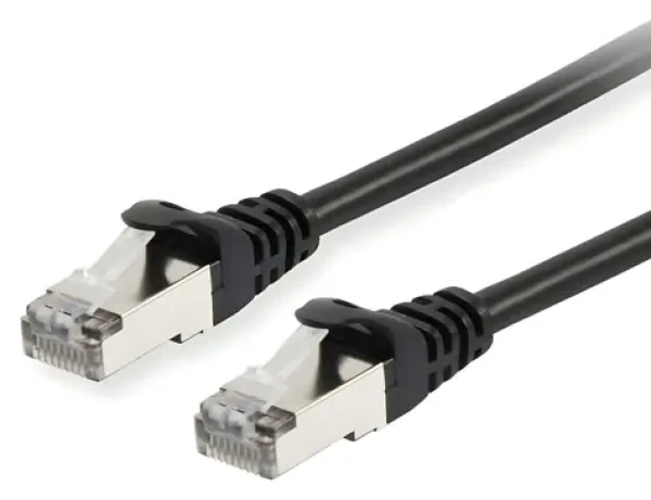 Equip čierna / Patch kábel / Cat6a S/FTP / RJ-45 / 20 m / 10 Gbit/s (606110)