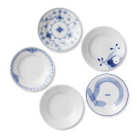 Royal Copenhagen Porcelánové taniere Gifts With History Ø 11 cm – set 5 ks