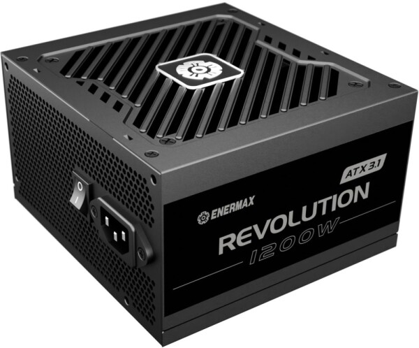 Enermax Enermax Power Supply 1200W Revolution3 80+ Gold Black ATX3.1