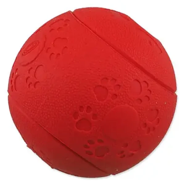 Dog Fantasy Hračka - loptička na maškrty červená 6 cm (454-31260)