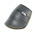 BakkerElkhuizen FastForward šedá / Ergonomická bezdrôtová myš / Bluetooth 5.1 / 2.4 GHz / USB-C / 8 tlačidiel (BNEFF3MVM)
