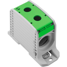 Weidmüller 2502870000 priechodná svorka 45 mm skrutkovací sivá, zelená 1 ks; 2502870000