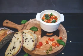 Boska Zapekacia misa na syr / Zapekacia misa / 500 ml / porcelán, liatinový podstavec (340033)
