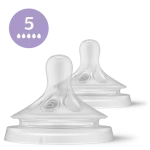 Philips AVENT SCY965/02 / Cumlík Natural Response / prietok 5 / 6m + / 2 ks (SCY965/02)