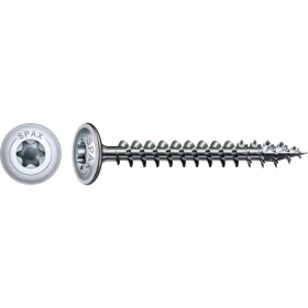 SPAX 251010600805 skrutka do dreva 6 mm 80 mm Torx, vnútorná korunka šesťhranná ocel glavanizované zinkom 100 ks; 251010600805