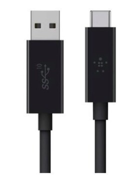 Belkin kábel USB 3.1 USB-C to USB A 3.1 / dopredaj (F2CU029bt1M-BLK)