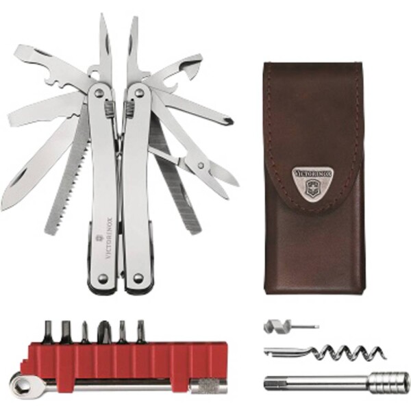 Victorinox Swiss Tool Spirit X Plus Ratchet 3.0236.L multifunkčné náradie Počet funkcií 36 strieborná; 3.0236.L