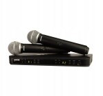 Shure BLX288E/PG58-H8E - System bezprzewodowy z podwójnym odbiornikiem i mikrofonami PGA58 (518-542 MHz)
