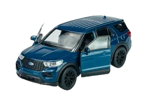 Welly Ford Explorer 2023 tmavo modrá 1:34