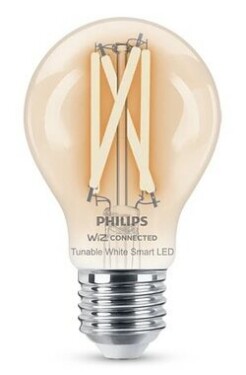 Philips SMART filament E27 7W / múdra LED žiarovka / 806 lm / 2700 - 6500 k / stmievateľná (929003017221)