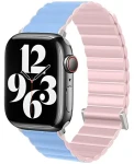 Beline Magnetic Pre ružovo-modrá / Opasok pre Apple Watch / 42/44/45/49mm / magnetický